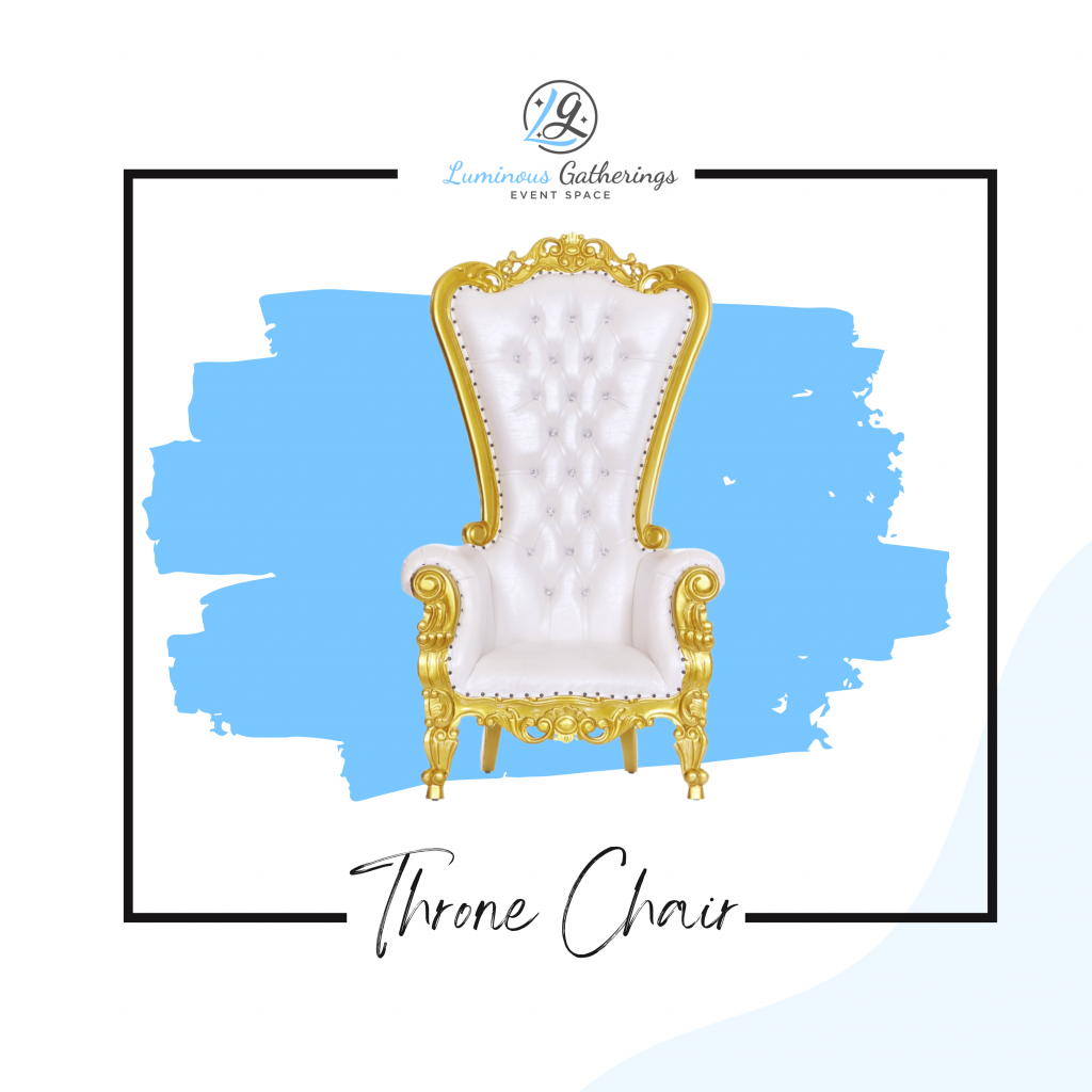 white and gold throne chair upgrade